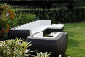 AANBIEDING Loungeset Curved Bruin NU €1495 + GRATIS LEVERING - 1