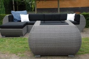 AANBIEDING Loungeset Curved Grijs € 1495 + GRATIS LEVERING! - 1