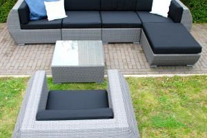 AANBIEDING Loungeset Curved Grijs € 1495 + GRATIS LEVERING! - 1