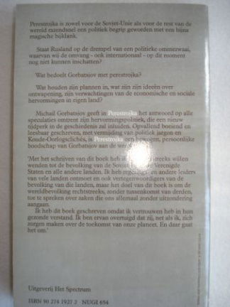 GORBATSJOV MICHAIL - Perestrojka spectrum 9027419272 - Afbeelding 2