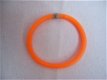 armband heren dames kinderen ORANJE kroningsarmband rubber - 1 - Thumbnail