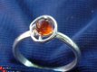 Zilveren ring met Barnsteen Trendy - 1 - Thumbnail