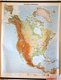 Schoolkaart Noord Amerika (geografisch) - 1 - Thumbnail