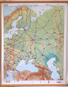 Schoolkaart Oost Europa - 1
