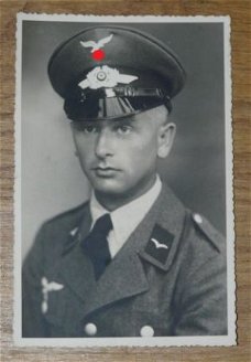 Foto Postkaart / Postkarte, van een Luftwaffe Flieger, Jager (soldaat).