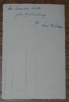 Foto Postkaart / Postkarte, van een Luftwaffe Flieger, Jager (soldaat). - 1
