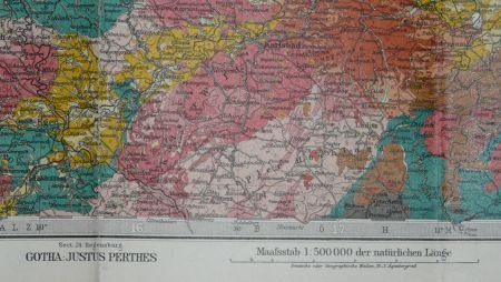 Landkaart / Landkarte, Deutsches Kaiserreich, Richard Lepsius, sect.19: Dresden, 1893. - 3