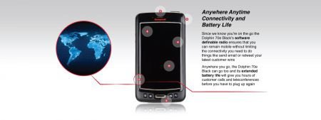 Honeywell Dolphin 70e Smartphone 2D BT Wi-Fi 3G NFC GPS - Afbeelding 5