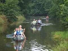 kanovakantie in eigen land, kanokamperen in Groningen - 6