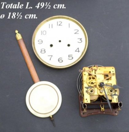 === Regulateur uurwerk = Pheilkreuz = oud === 17652 - nr. 1