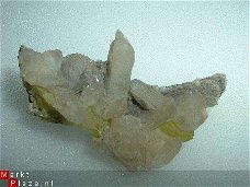Sicilia #5 Seleniet of Gips Kristal met Zwavel