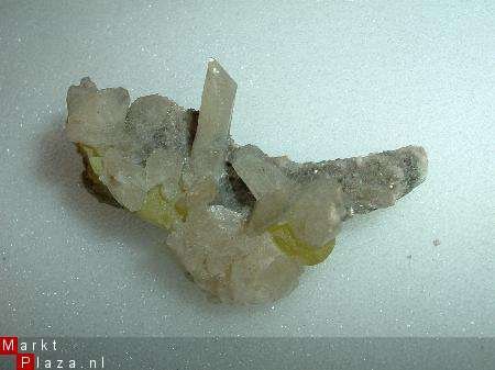 Sicilia #5 Seleniet of Gips Kristal met Zwavel - 1