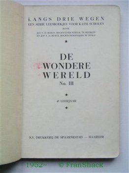 [1952] De wondere wereld No.III, v.d.Burgt, Spaarnestad - 2