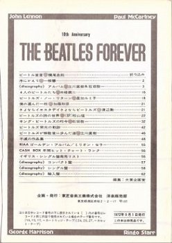 The Beatles Forever (10th Anniversary) Japans Boekje - 3