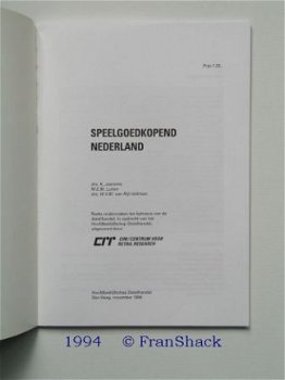 [1994] Speelgoed kopend Nederland, Jaarsma ea, CRR - 2