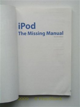 [2009] iPoD, The Missing Manual, Biersdorfer, O’Reilly - 2