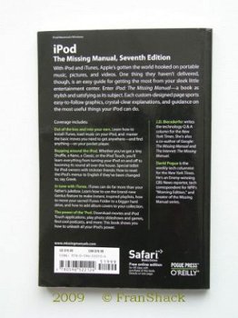 [2009] iPoD, The Missing Manual, Biersdorfer, O’Reilly - 4