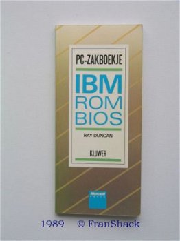 [1989] PC-zakboekje IBM ROM-BIOS, Duncan, Kluwer - 1