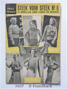 [1937~] Steek voor Steek No.8, Breimode, Neerlandia