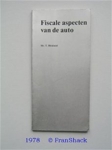 [1978] Fiscale aspecten van de auto, Blokland, PON