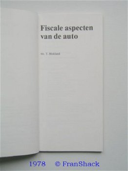 [1978] Fiscale aspecten van de auto, Blokland, PON - 2