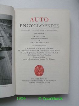 [1954] Auto Encyclopedie, Peppink e.a., De Haan - 2