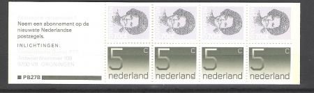 Nederland 1985 NVPH PB 27b Yvert C1168b postfris - 1