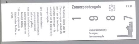 Nederland 1987 NVPH PB 35 Yvert C1285a postfris - 1