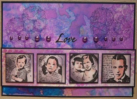 Liefde 48: LOVE paarse kaart - 1