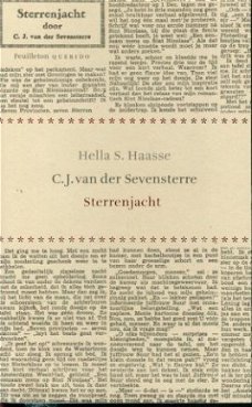 Haasse, Hella S; CJ van der Sevensterre. Sterrenjacht