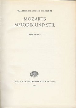 Mozarts Melodik und Stil - 2