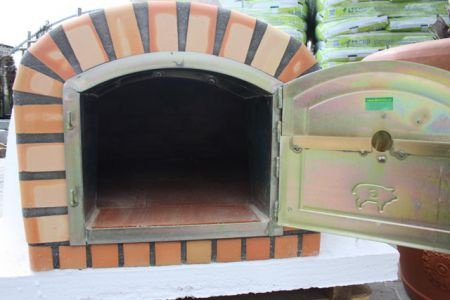 Pizza-oven/steenoven nieuw model LIVORNO 100cm - 4