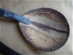 Afrikaanse houten lepel en vork + lepel van been/kokosnoot - 1 - Thumbnail