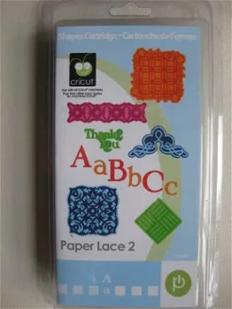 Cricut Cartridge Paper lace 2 **nieuw** - 1