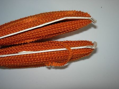 Retro sierband: Oranje, 7 mm breed - 1