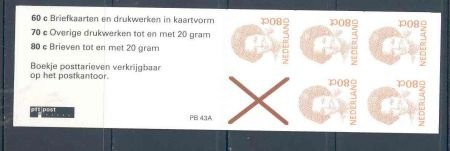 Nederland 1991 Postzegelboekje Beatrix postfris - 1