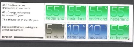 Nederland 1986 postwegelboekje Crouwel postfris - 1