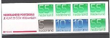 Nederland 1986 postzegelboekje Crouwel postfris