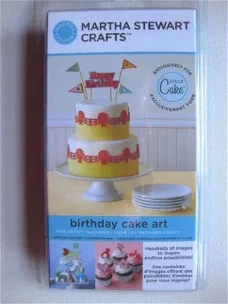 Cricut cartridge Martha Stewart Birthday Cake Art **nieuw**