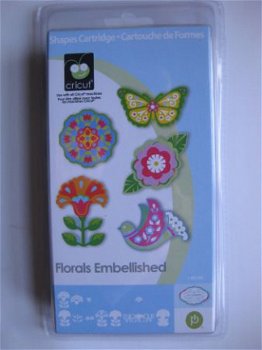 Cricut cartridge Florals Embellisched **nieuw** - 1