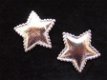 Mooie glanzende ster ~ 3 cm ~ Zilver - 1 - Thumbnail