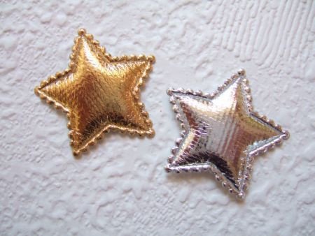 Mooie glanzende ster ~ 3 cm ~ Goud - 1