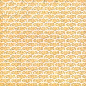 NIEUW scrappapier Coral Couture NR 18 Peach Flowers DCWV - 1