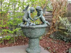 bronzen elfen fontein