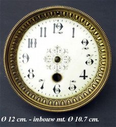 === Pendule balans uurwerk  = opknapper = oud === 18003