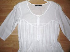 Nieuw-Lange chemisier blouse of kleedje-38