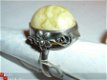 #36 Zilveren ring Yellowflower - 1 - Thumbnail