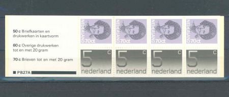 Nederland 1982 postzegelboekje Crouwel/Beatrix postfris - 1