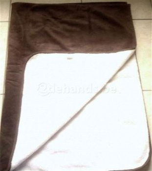 Nieuw-Bed of sofa sprei-Suede met teddy voering-2 m x 1,50 - 1