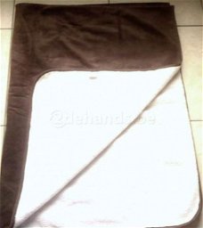 Nieuw-Bed of sofa sprei-Suede met teddy voering-2 m x 1,50